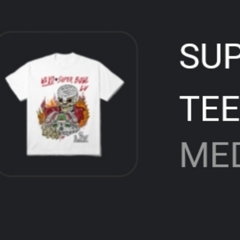The weeknd super bowl LV medium tee